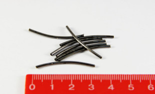 бусины металлические трубочки