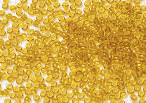 Бисер Япония круглый 11/0 10г 2155 ромашка, прозрачный