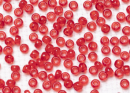 Бисер Чехия круглый 06/0 50г 90070h прозрачный красный квадратное отверстие