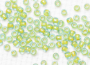 Бисер Япония круглый 11/0 10г 0307 морская вода/желтый, окрашенный изнутри